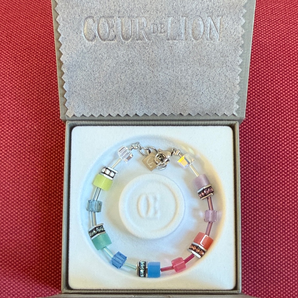 COEUR DE LION GeoCUBE® Iconic Bracelet Magic silver